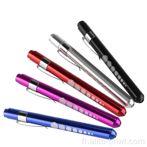 Aluminium Alliage infirmière Medical Pen Lights